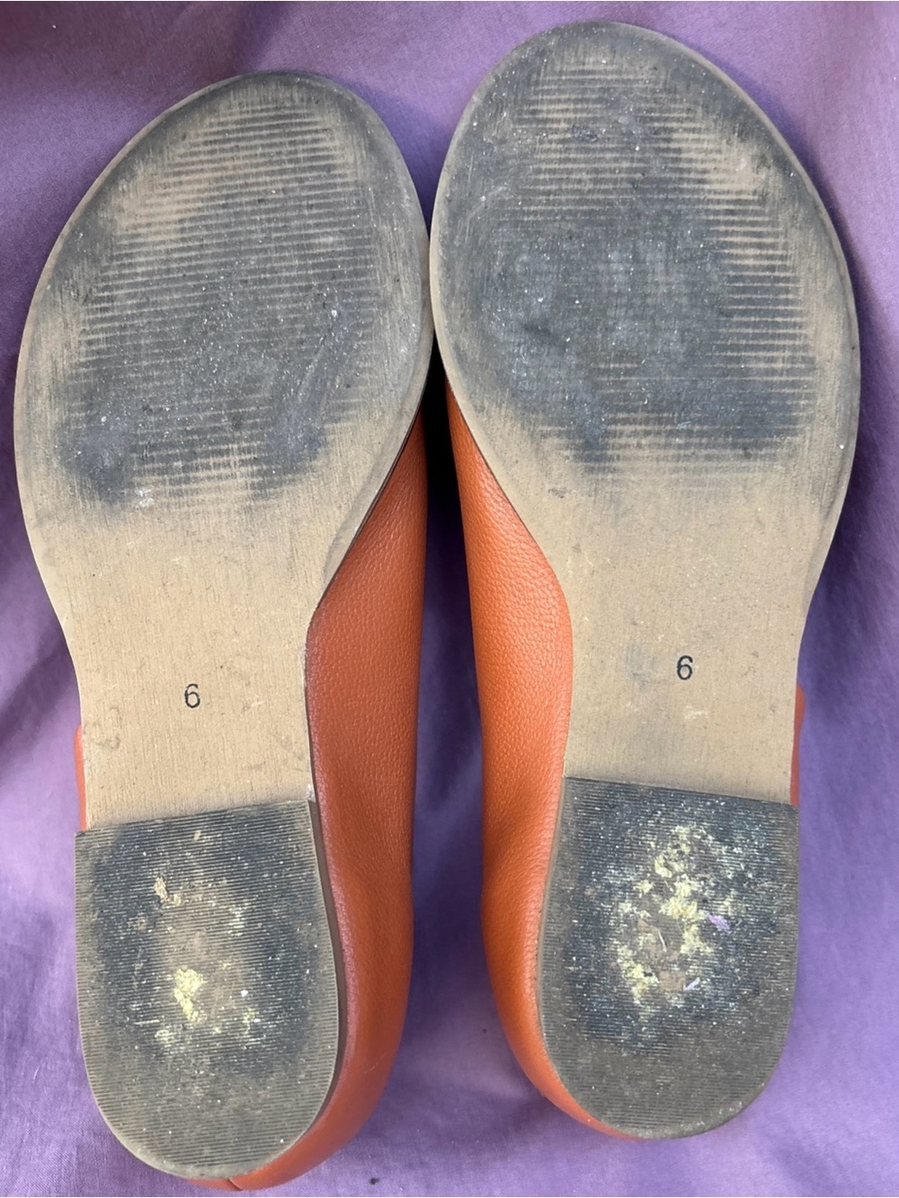Anthropologie VALENCIA COGNAC Leather Peep-toe d-Orsay slip-on shoes 6 neutral - Picture 6 of 10